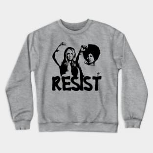 Gloria Steinem and Angela Davis Portrait Crewneck Sweatshirt